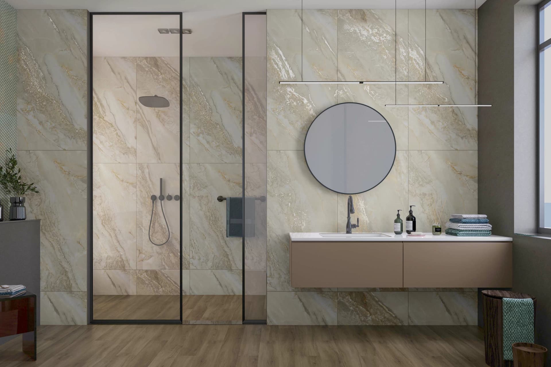 Керамогранит Bonzano Crema Vitro 60х120 — фото 8