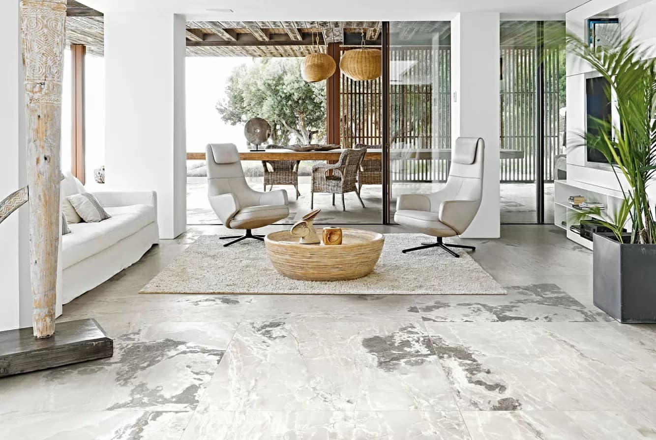 Керамогранит 765454 Onyx&More White Onyx Satin Rett 60x120 — фото 8