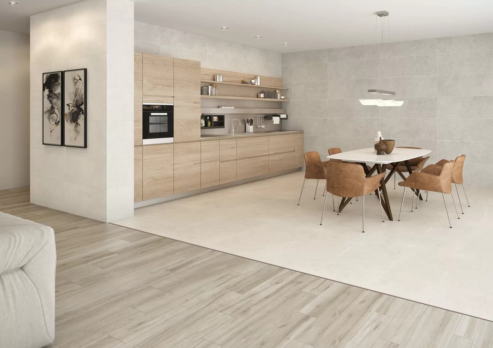 Керамогранит Muse Grey rect 40x120 — фото 6