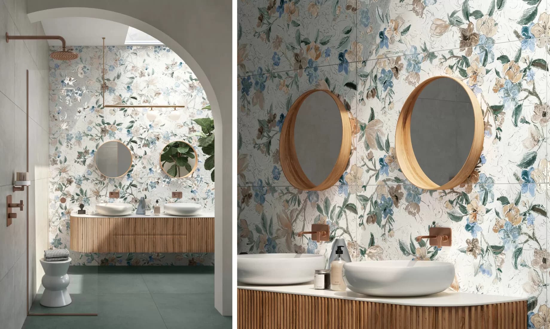 Керамогранит 133481 Alchymie Flowery Grey Nat Ret 60x120 — фото 12