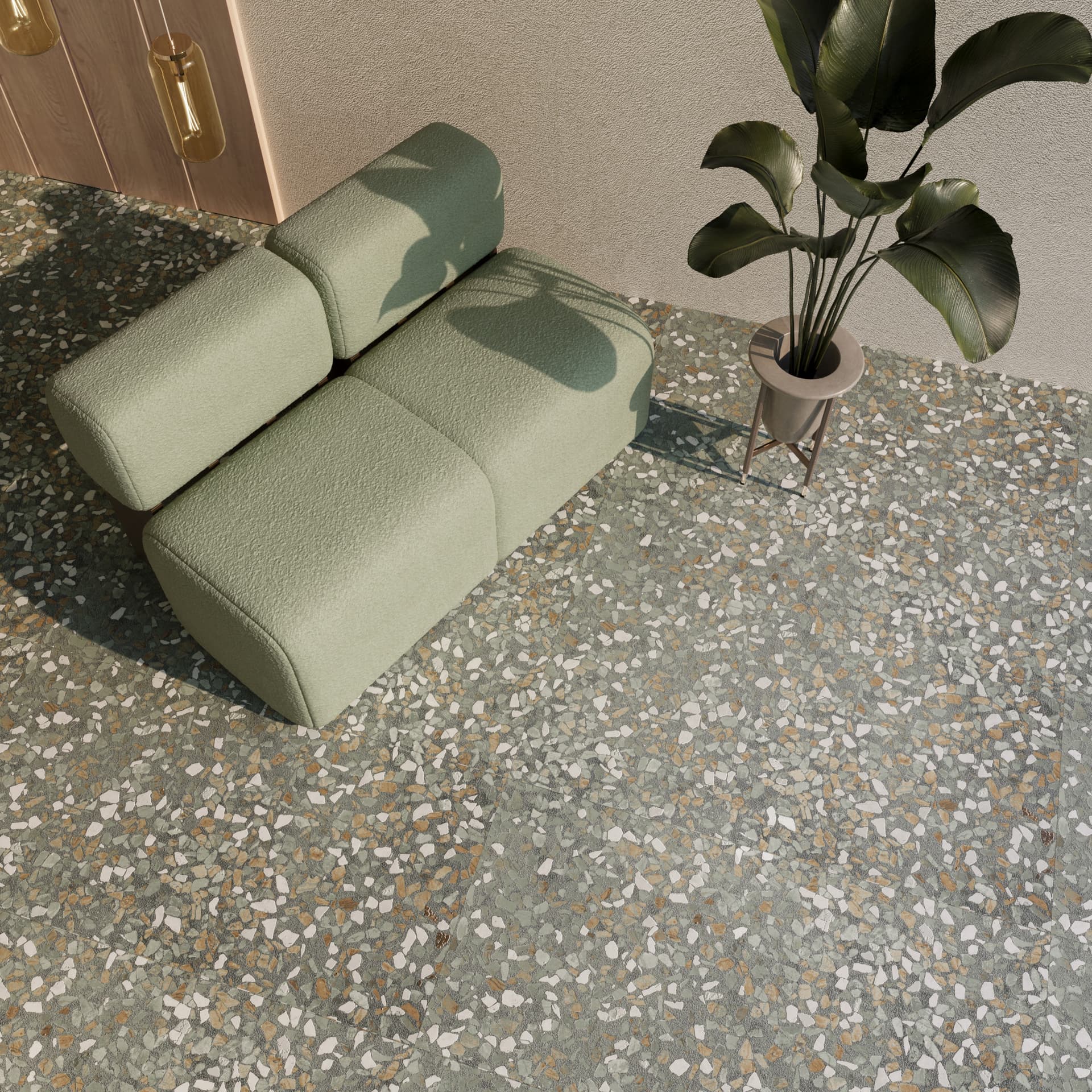 VENEZIANO TERRA VERDE SHAPE+GLUE ART