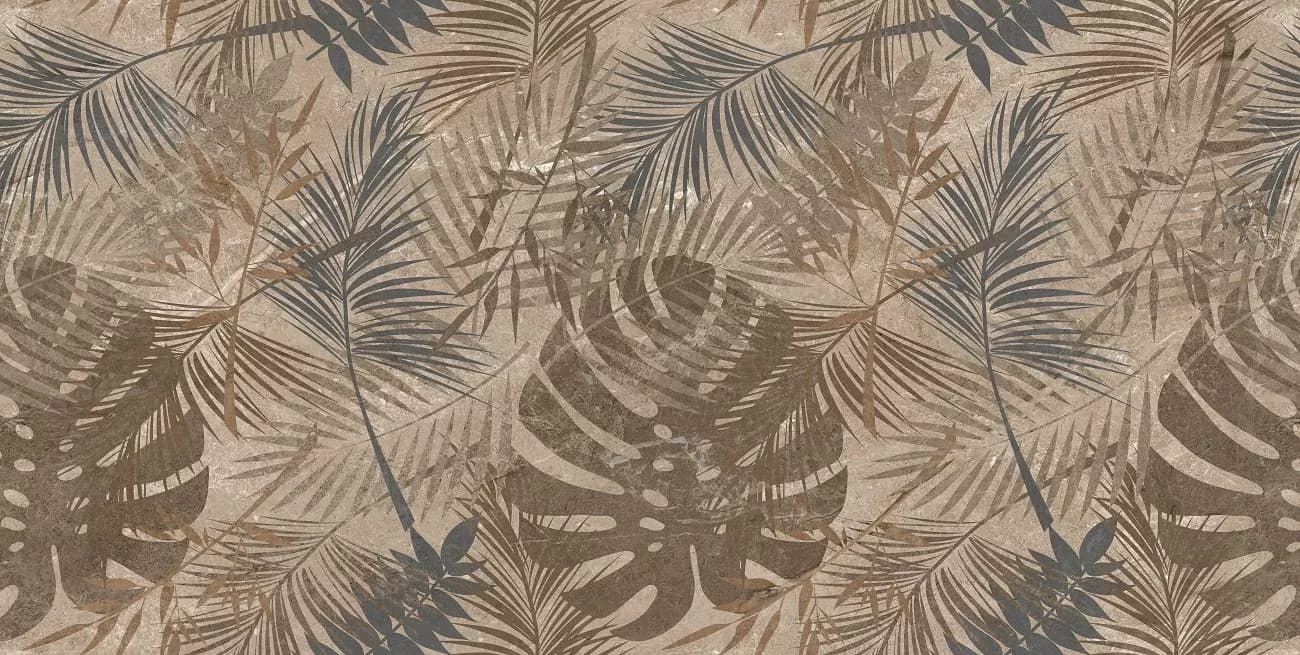 Керамогранит Lambert Brown Decor Carving 60x120 — фото 2