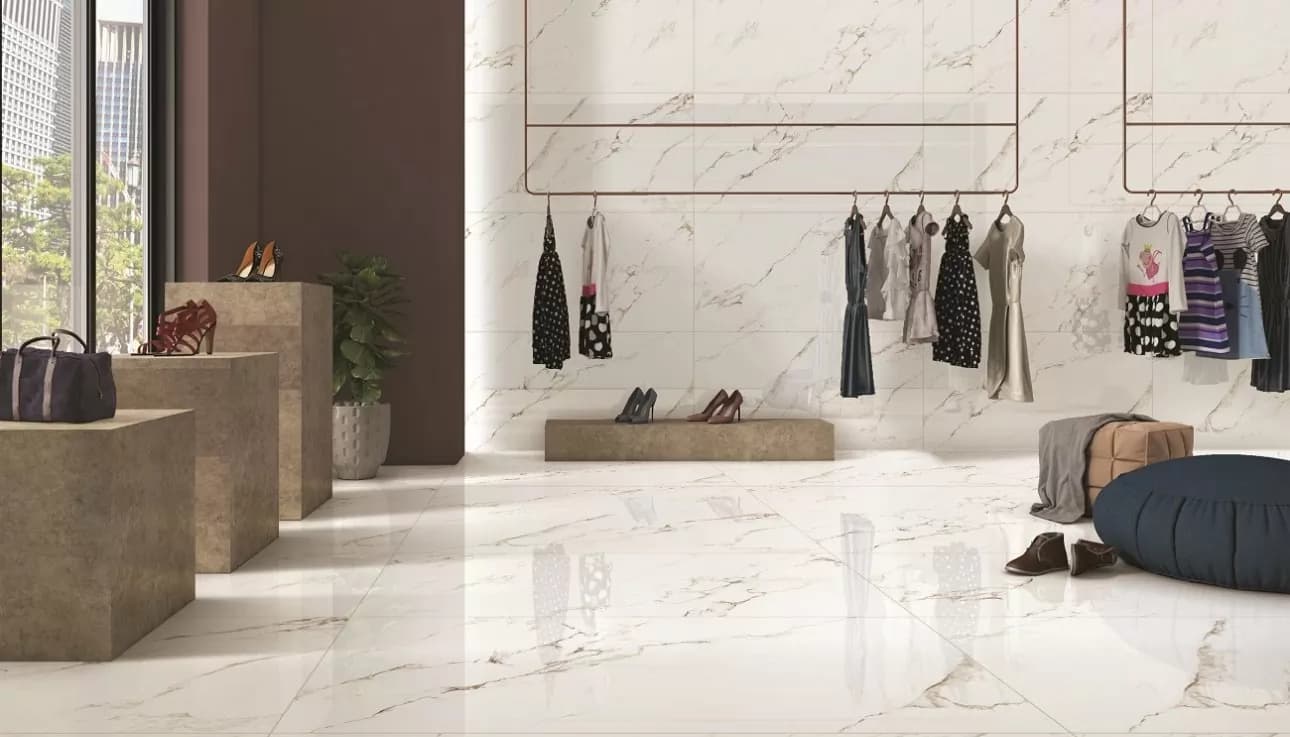 Керамогранит Statuario Super Glossy 120х278 — фото 6