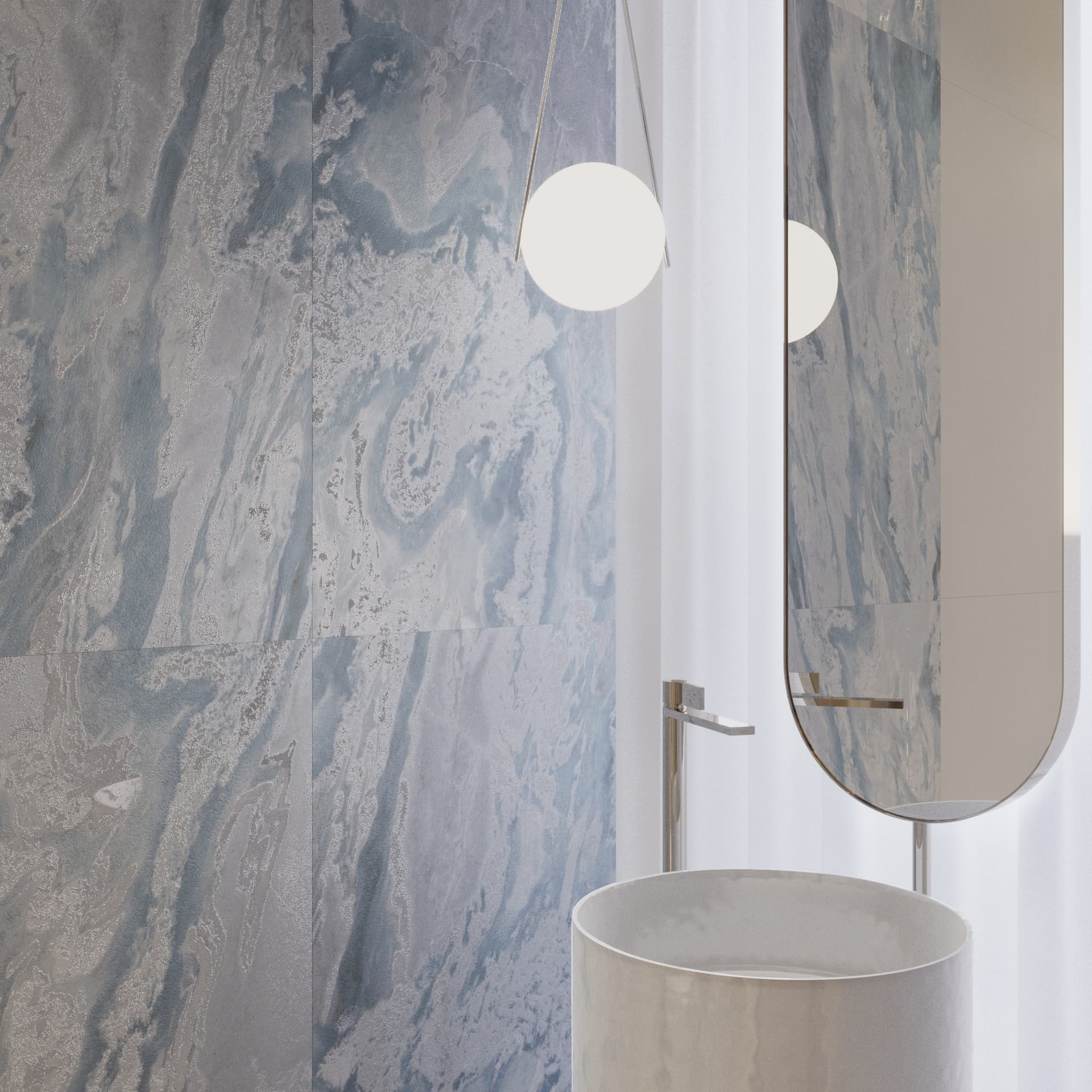 OCEAN AQUA SHAPE + GLUE  ART — фото 2