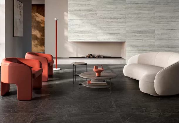 Керамогранит K948100R0001VTER StoneS Терра Антрацит Матовый R10А Рельеф 60x120 — фото 15