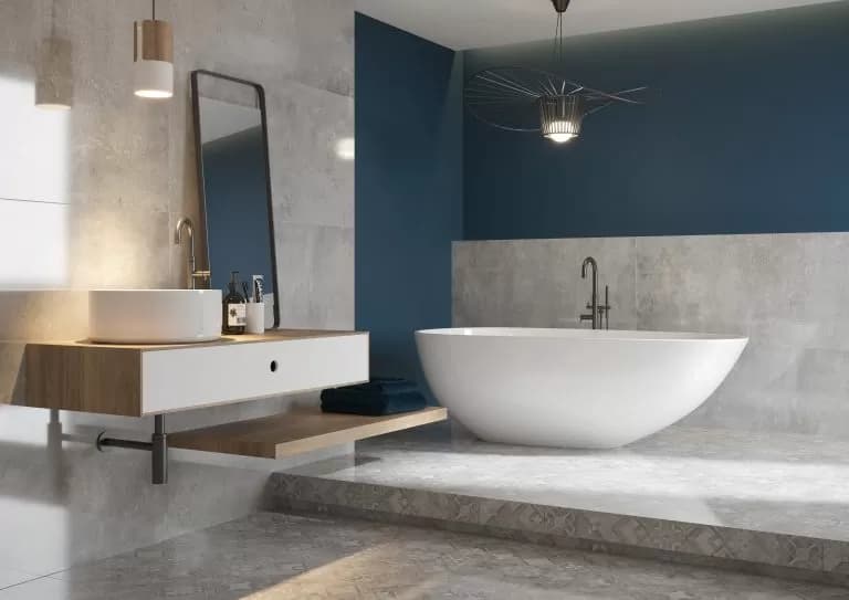 Керамогранит 5903313315531 Softcement White Rect R9 119.7x59.7 — фото 9