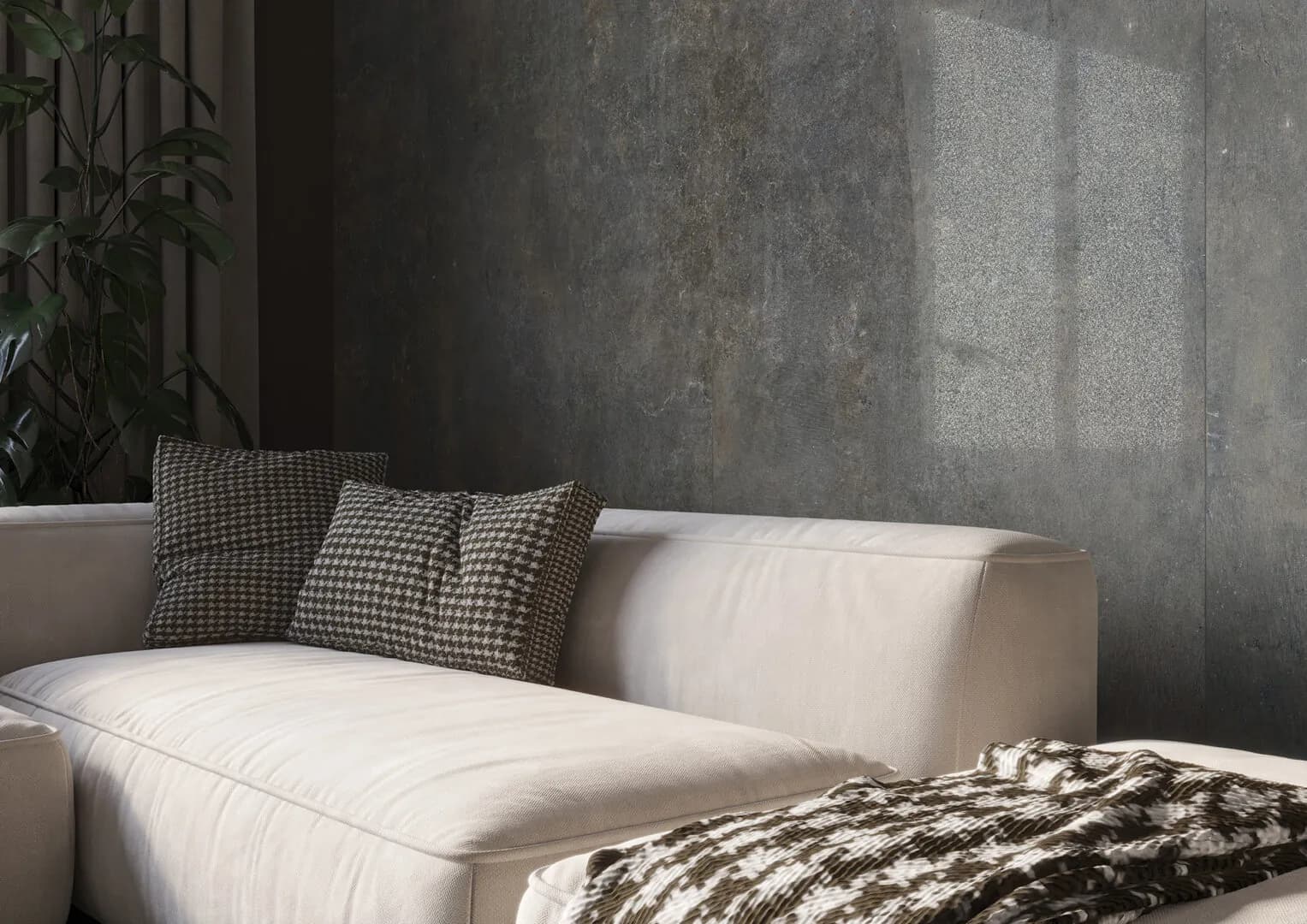 Керамогранит Textural Anthracite Silky Cristal 59,7x119,7 — фото 4