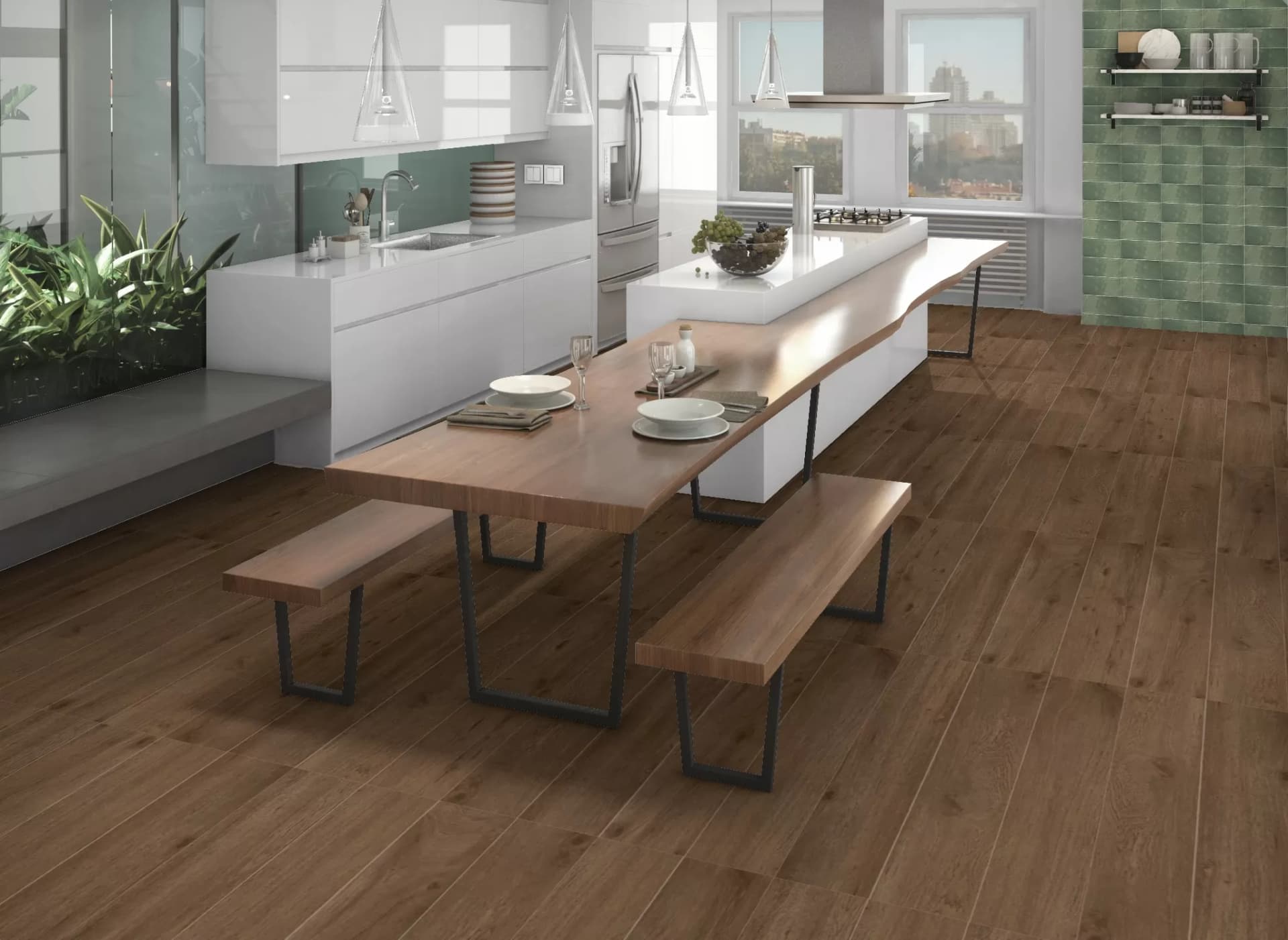 Плитка Atmosphere Decor More Olive 12.5x25 — фото 6