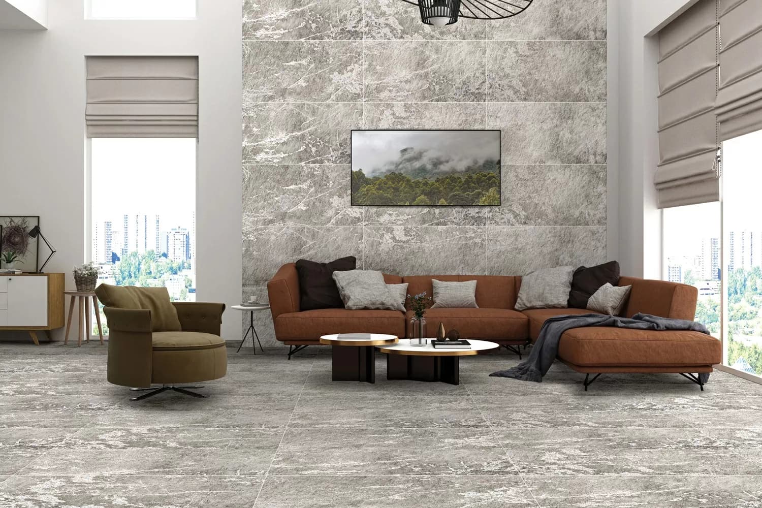 Керамогранит Cordelia Crystal Marfil Stonelo Carving 60x120 — фото 8