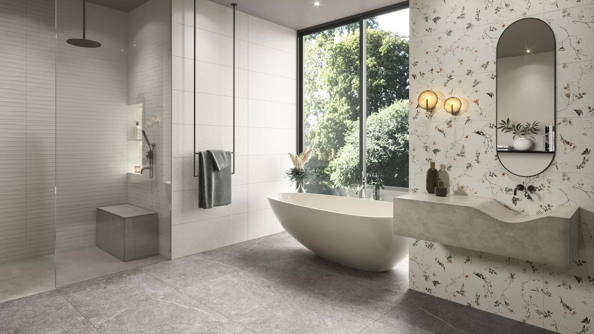 Плитка Decor Sendai R90 White 30х90 — фото 7