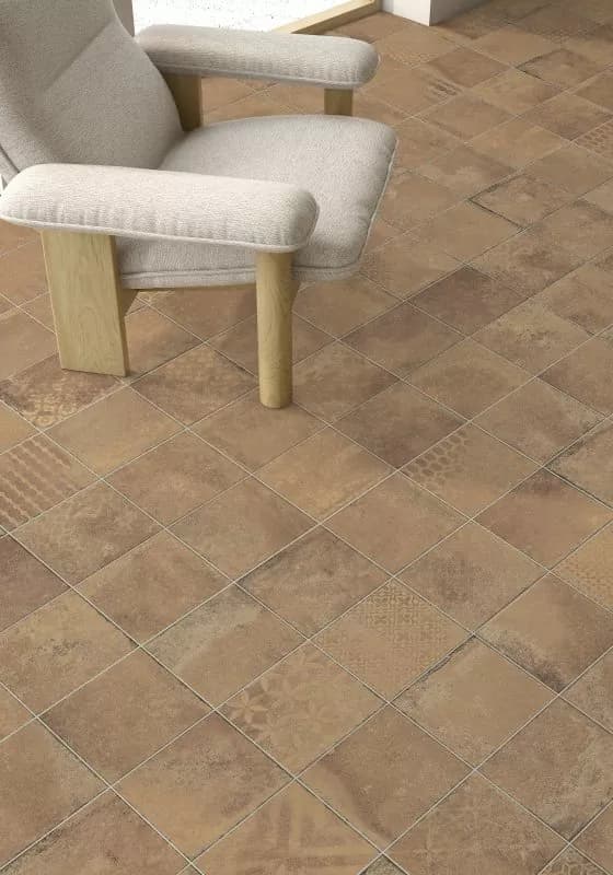 Керамогранит Kube Quinta Cotto-Carrara 45x45 — фото 17