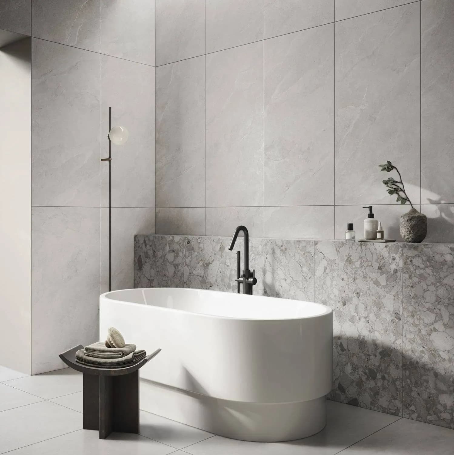 Керамогранит K948672R0001VTER ArdeStone Белый Матовый R10A Ректификат 60х120 — фото 21