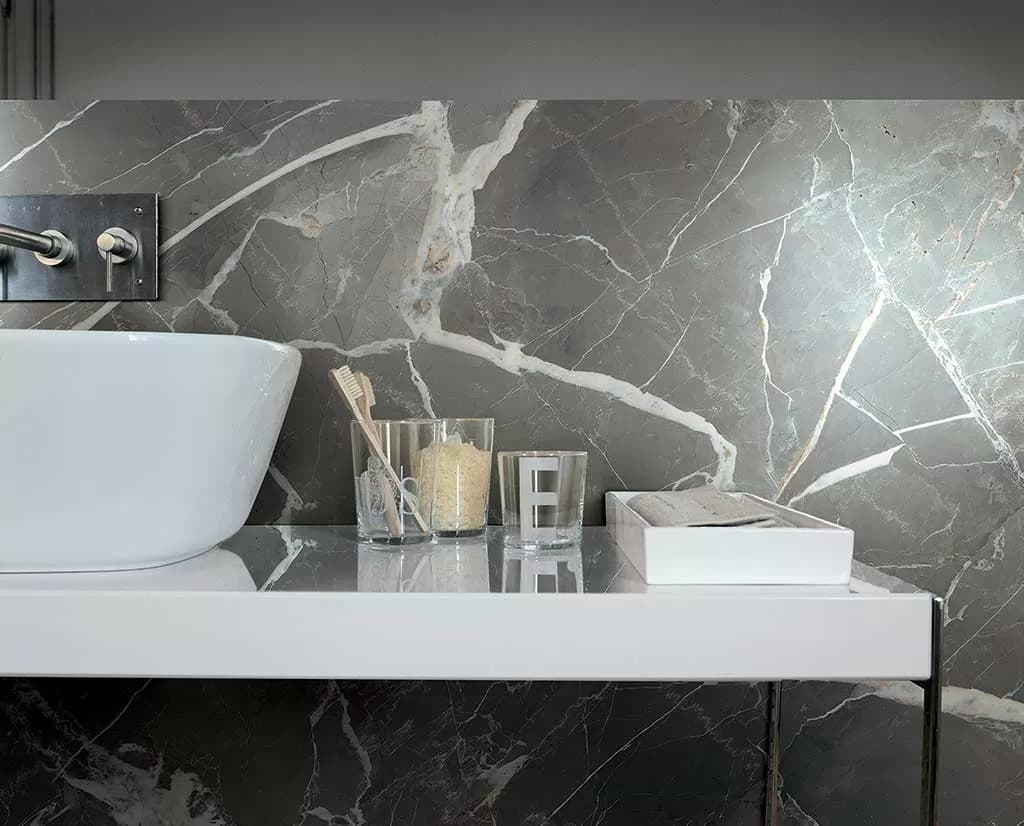 Керамогранит 756198 Stones Arabescato White Matte RT 80x180 — фото 12