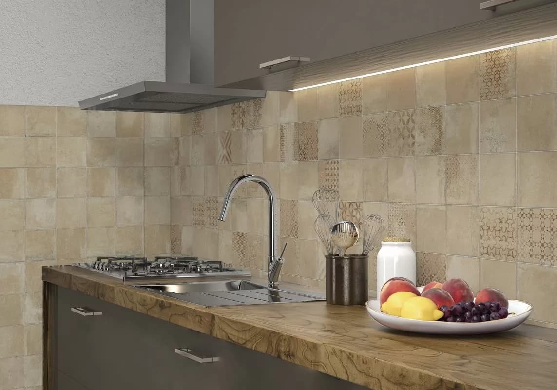 Керамогранит Kube Quinta Cotto-Carrara 45x45 — фото 10