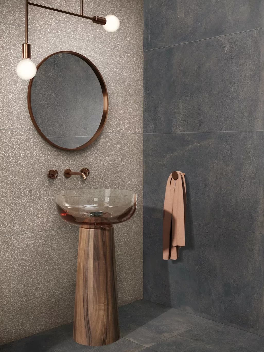 Керамогранит PF60006702 Blend Dots Grey Ret 60x120 — фото 17