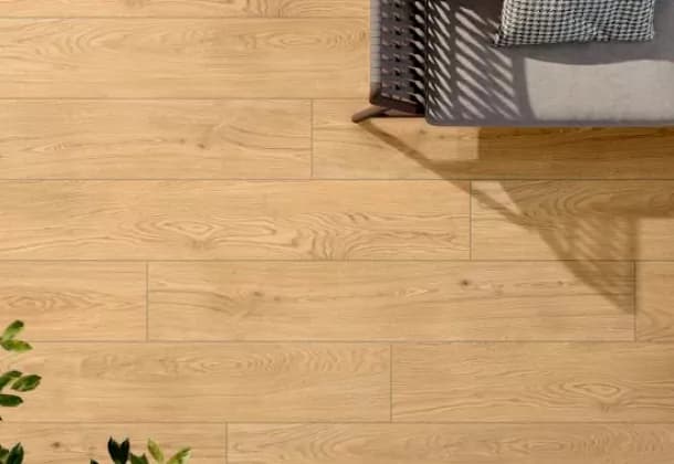 Керамогранит K948120R0001VTEB VividWood Светлый Дуб Матовый R10А Рельеф 20x120 — фото 7