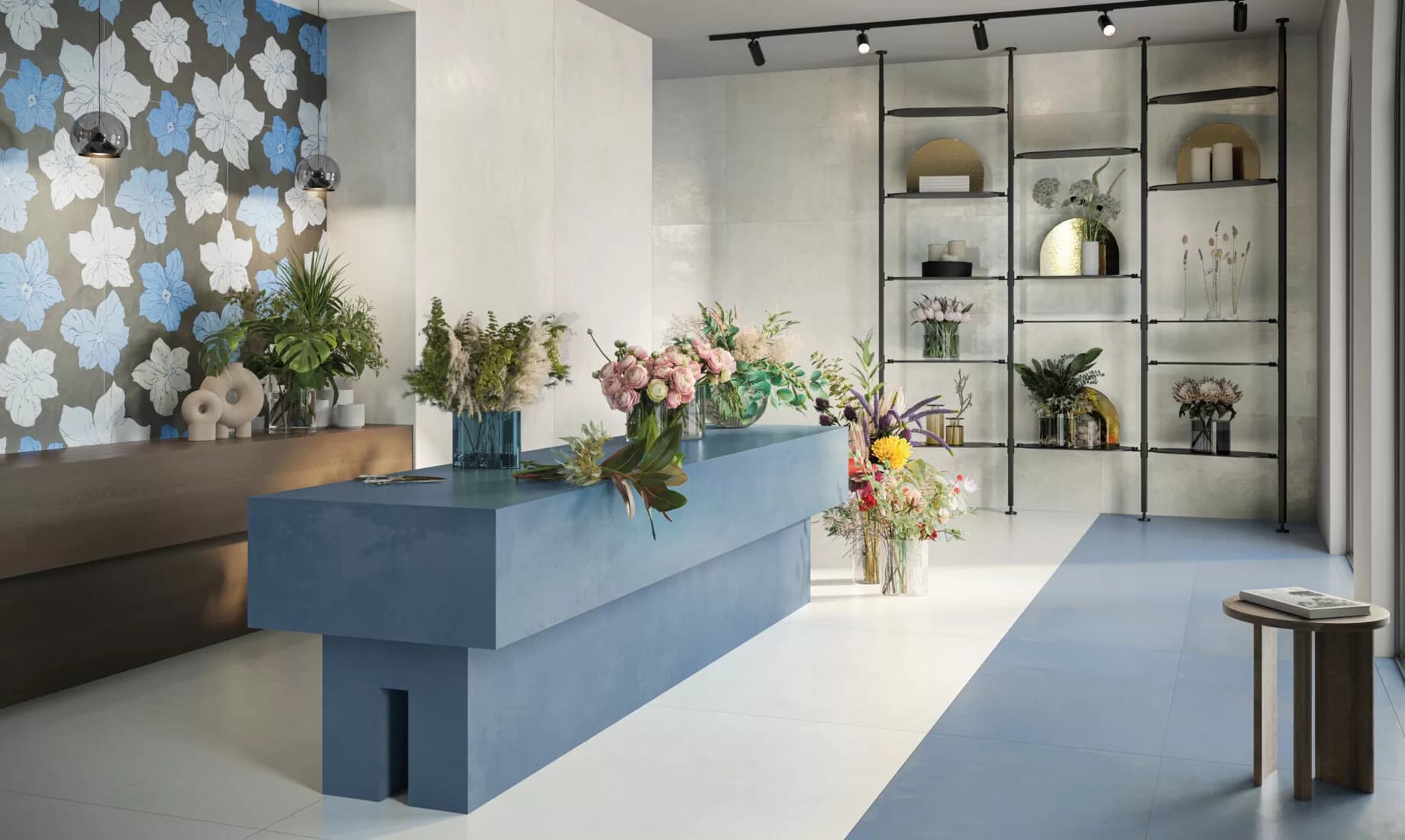 Керамогранит 136855 Reaction Electron Damask Naturale Rect 60x120 — фото 3