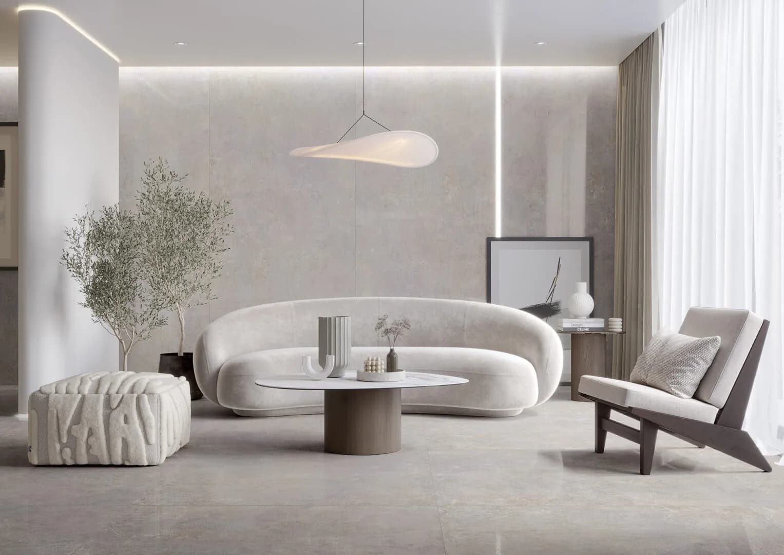 Керамогранит Textural Anthracite Silky Cristal 59,7x119,7 — фото 7