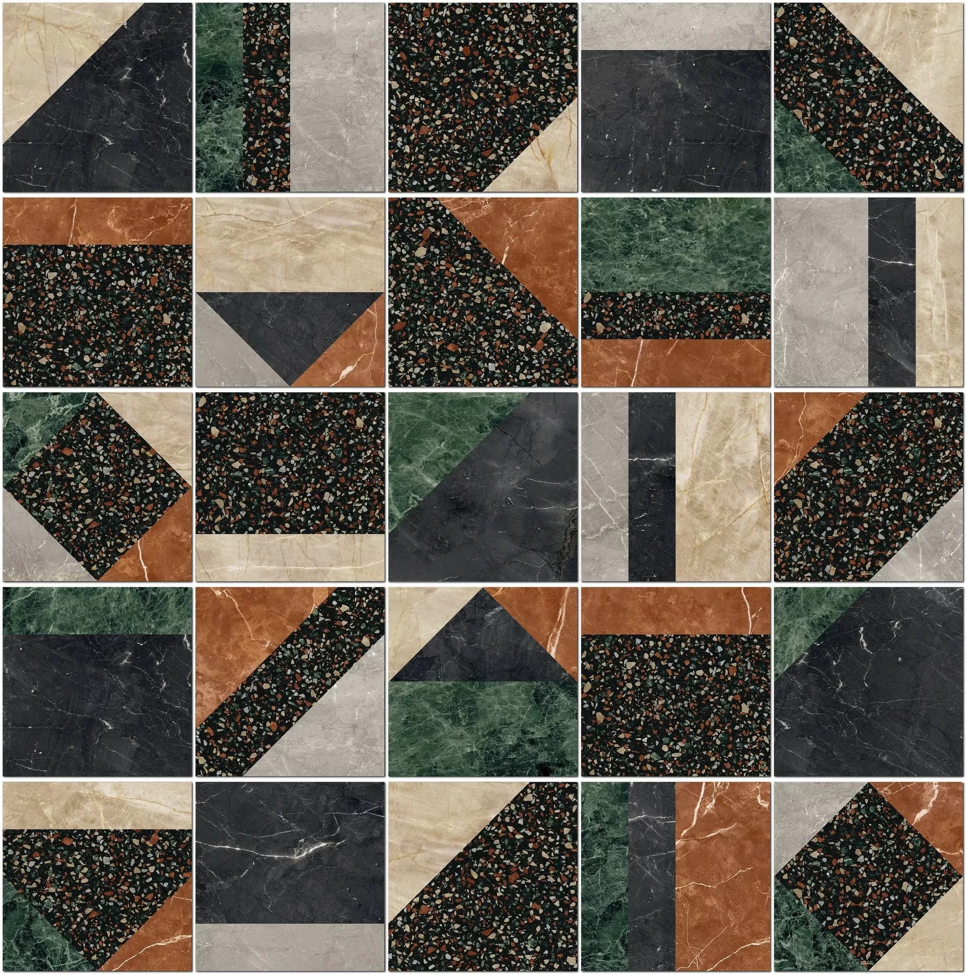 Керамогранит PF60005897 Play Marble Black 20x20 — фото 26