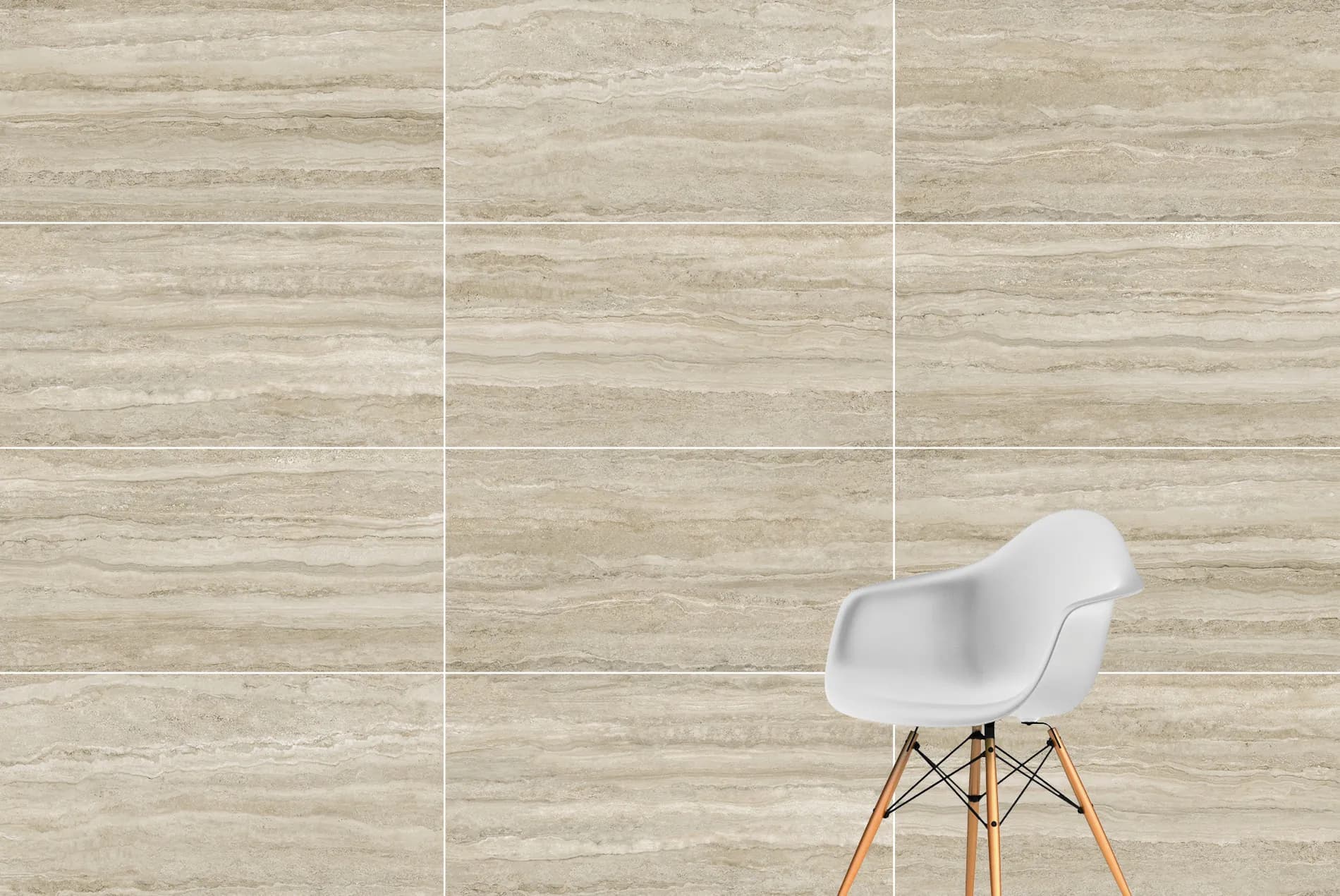 Керамогранит K951841R0001VTET CityStone Травертин Клауд Матовый R10A 7Рек 8мм 60x60 — фото 15