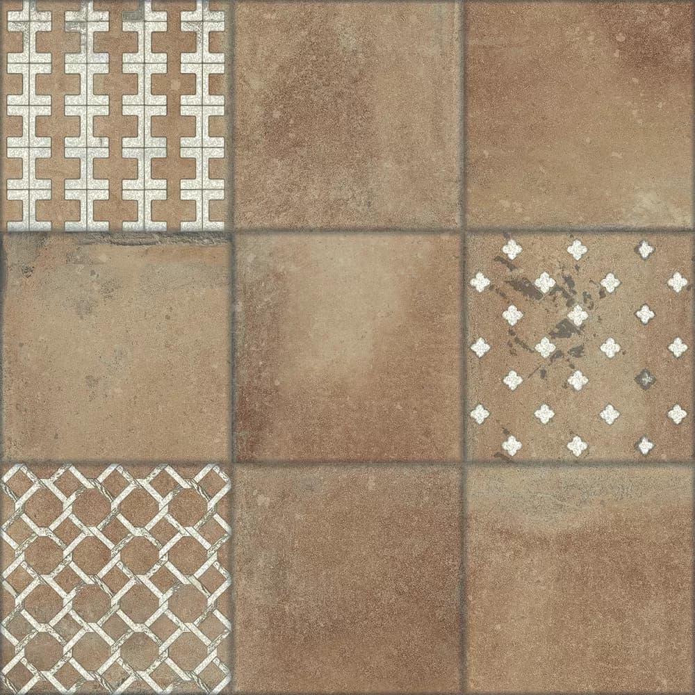 Керамогранит Kube Quinta Cotto-Carrara 45x45 — фото 2