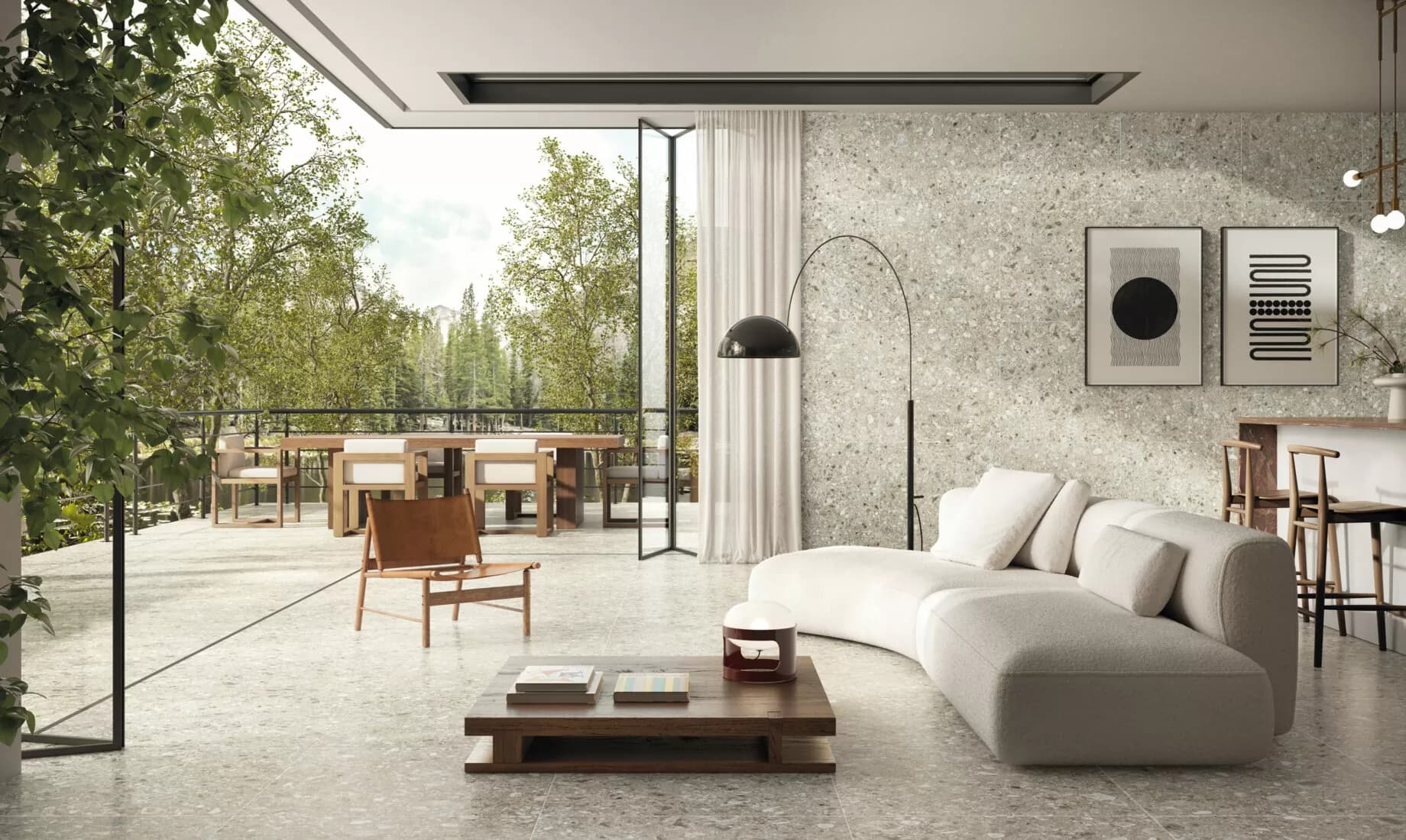 Керамогранит 136855 Reaction Electron Damask Naturale Rect 60x120 — фото 10