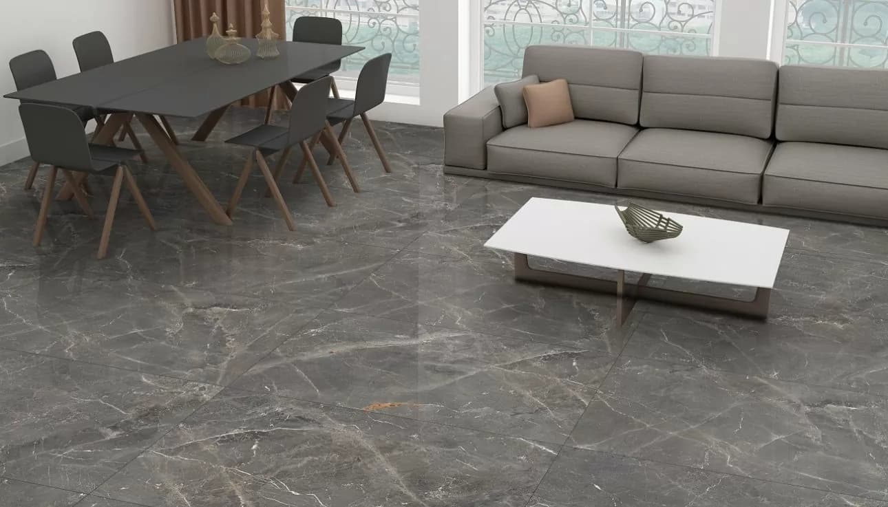 Керамогранит Tulip Grey Glossy 60x120 — фото 7