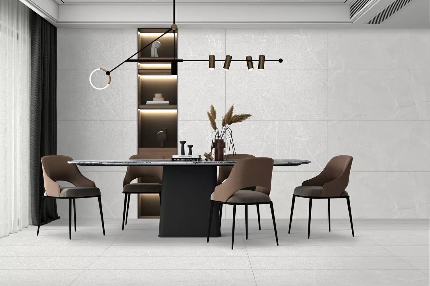 Керамогранит Mia White Sugar Carving 60x120 — фото 10