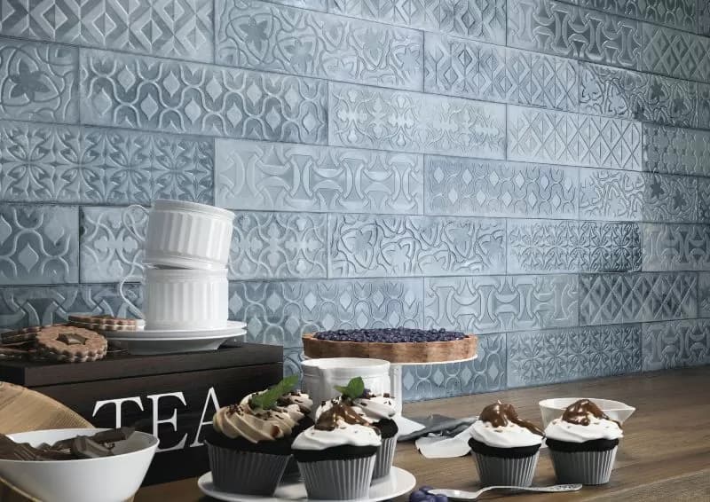 Плитка Drop Blue Brillo 7.5x30 — фото 4