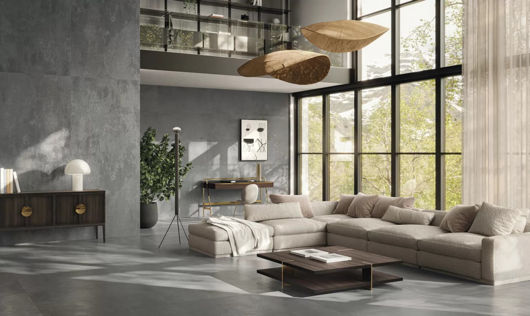 Керамогранит 137829 Reaction Flor Warm Naturale Rect 60x120 — фото 6