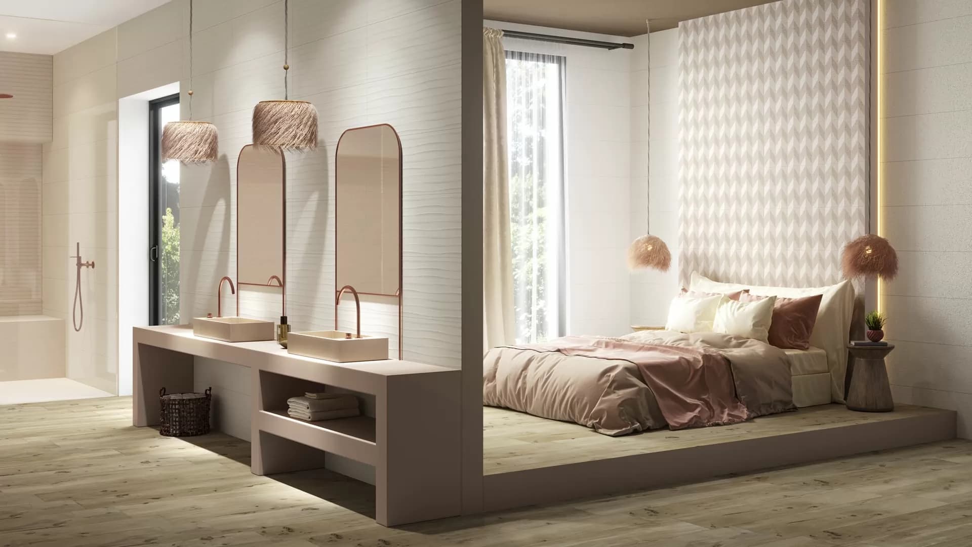 Плитка Sense R90 Sky White 30х90 — фото 6