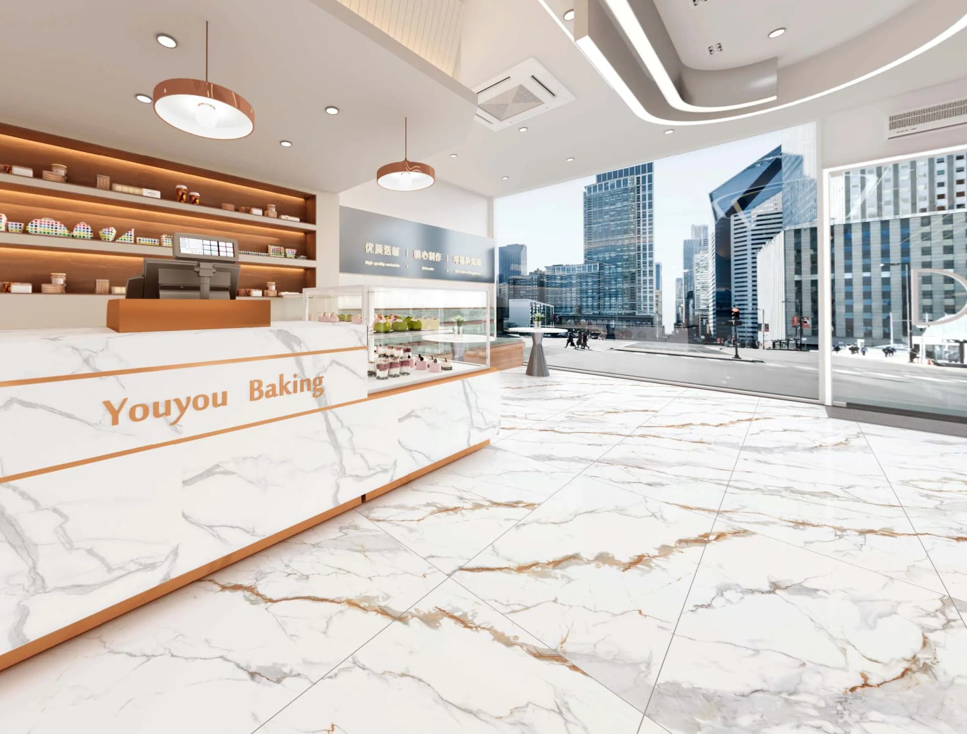 Керамогранит Delhi Polished Gold Carving 60x120 — фото 9