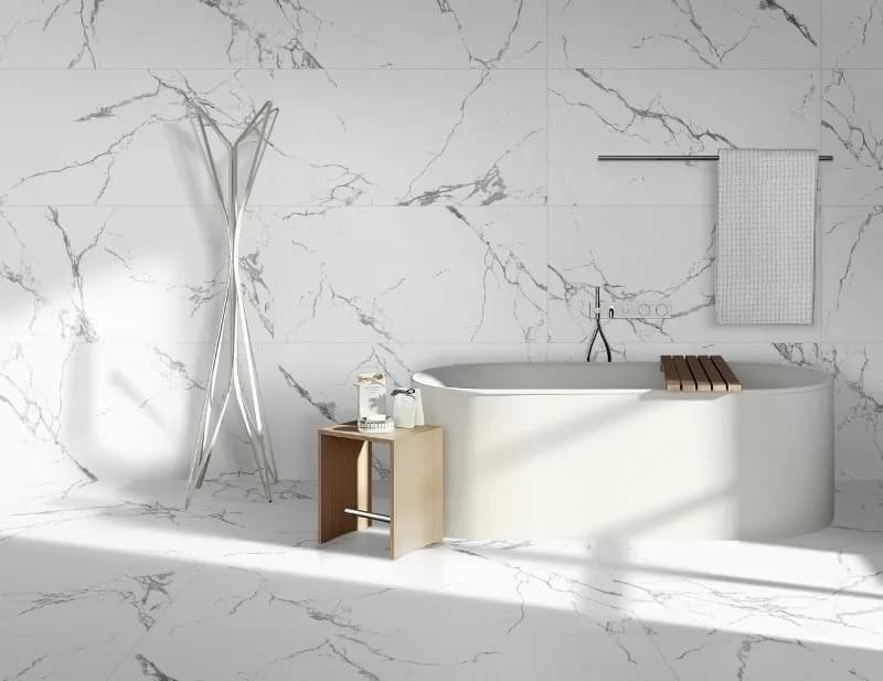 Керамогранит Statuario Venato Satin 60x120 — фото 5