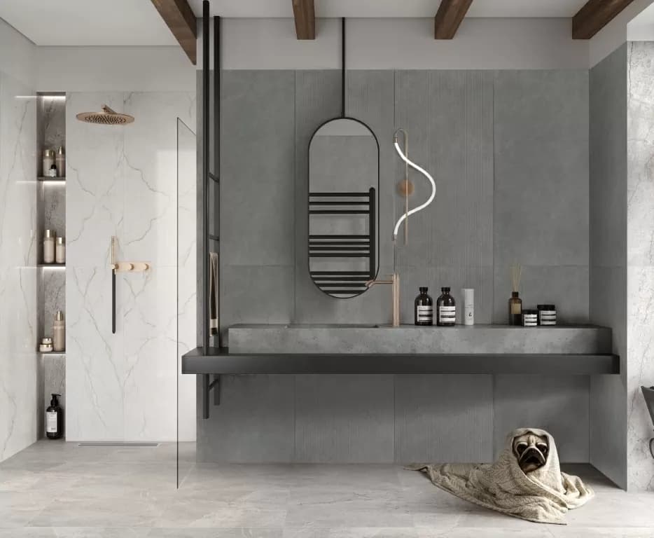 Керамогранит Fog Bianco Matt Carving 60x60 — фото 11