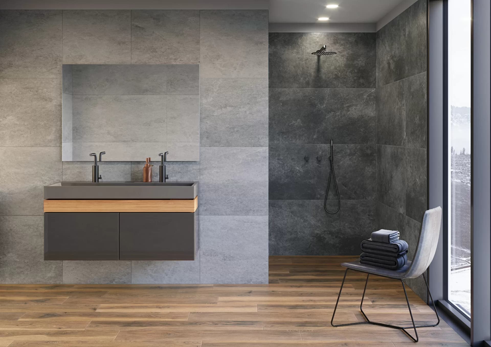 Керамогранит 43927 Tacoma Steel Rect 119,7x59,7 — фото 7