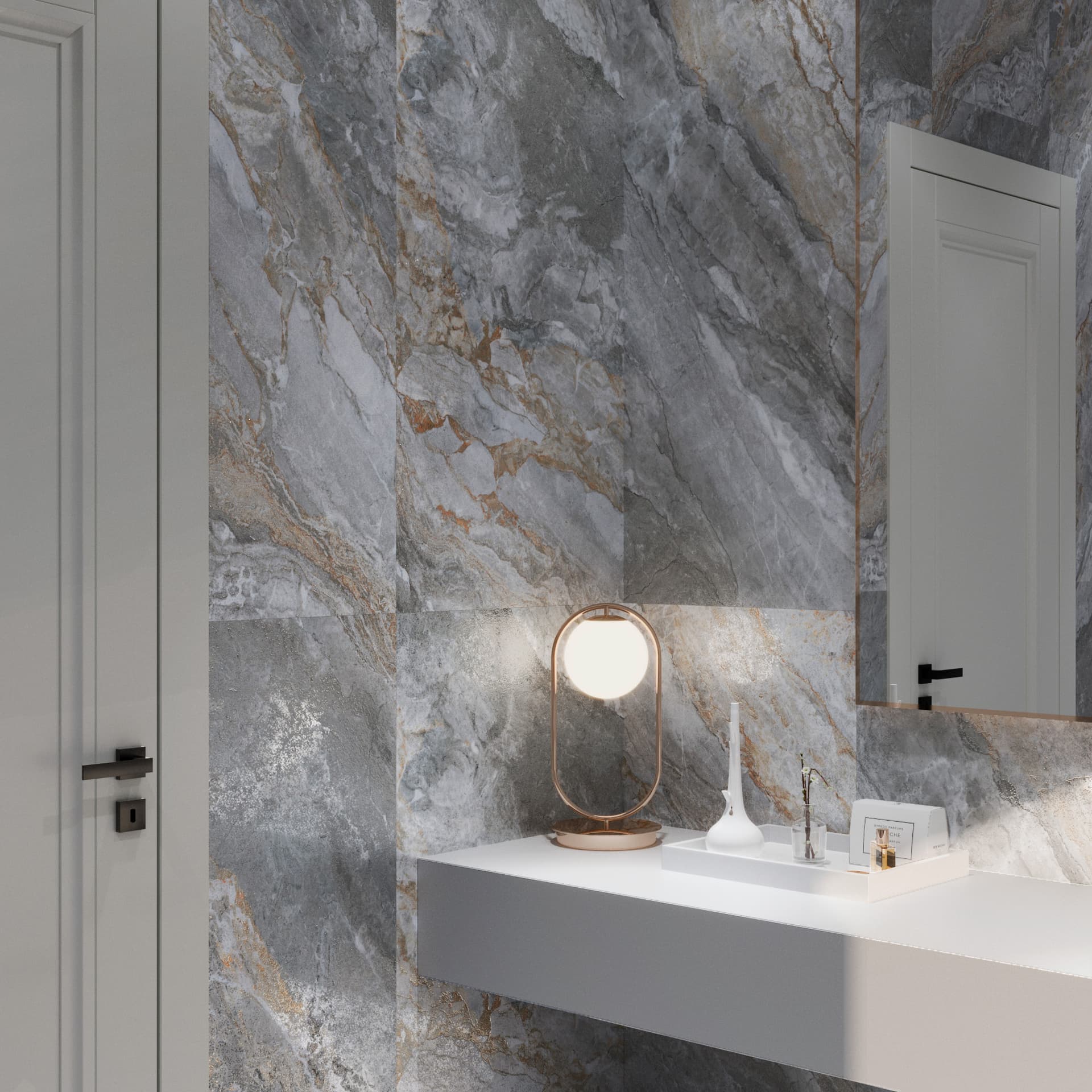 TRIVOLA GREY LAPPATO