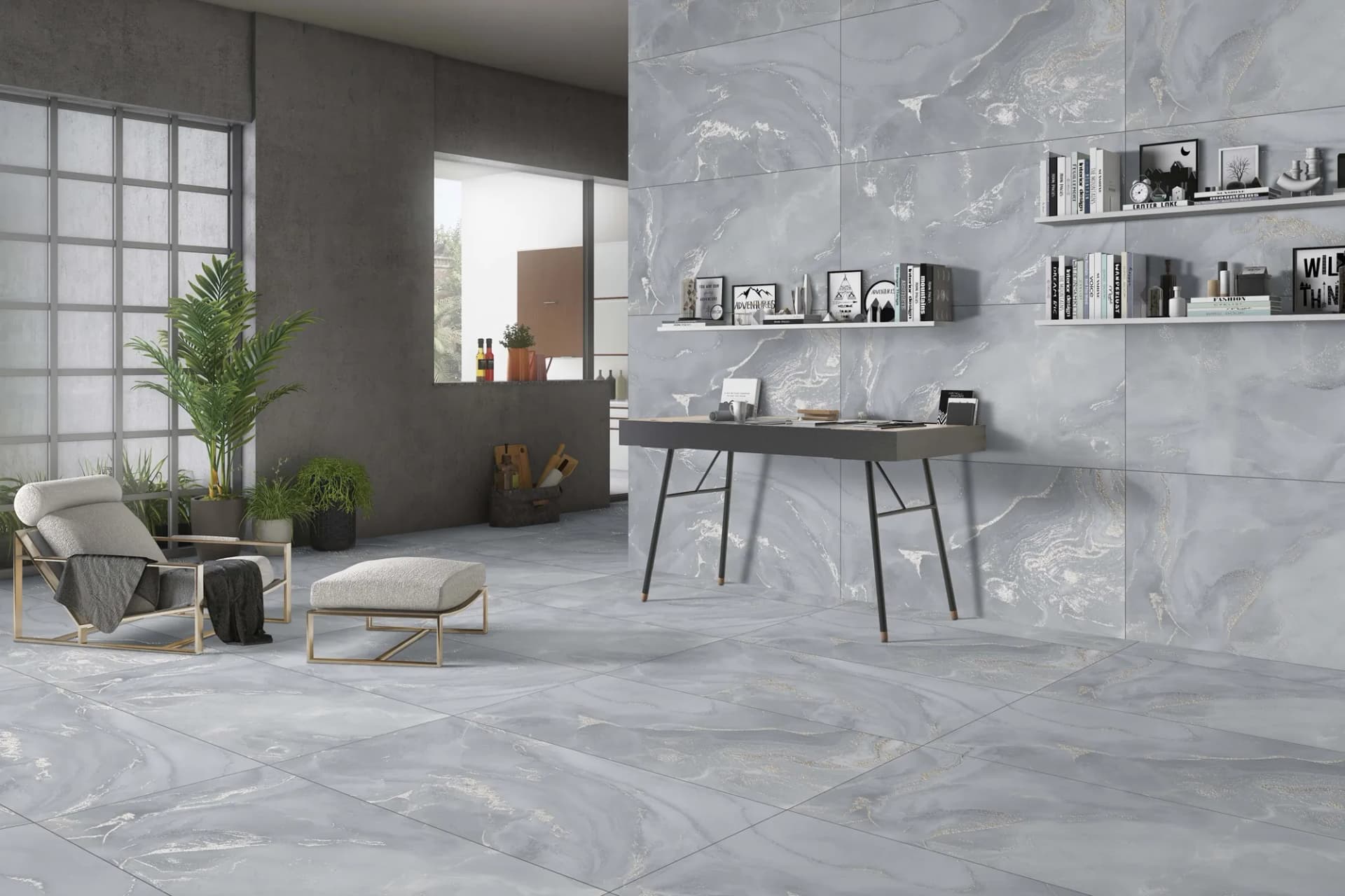 Керамогранит Elite Onyx Crema Matt Carving 60x120 — фото 12