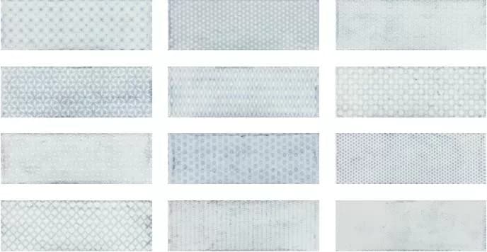 Плитка Arles Snow Decor Mix 10x30 — фото 3