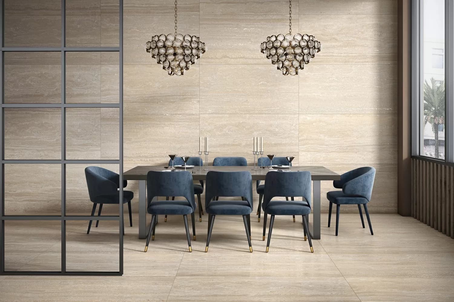 Керамогранит Juliette Travertino Brown Grit Granula 60x120 — фото 13