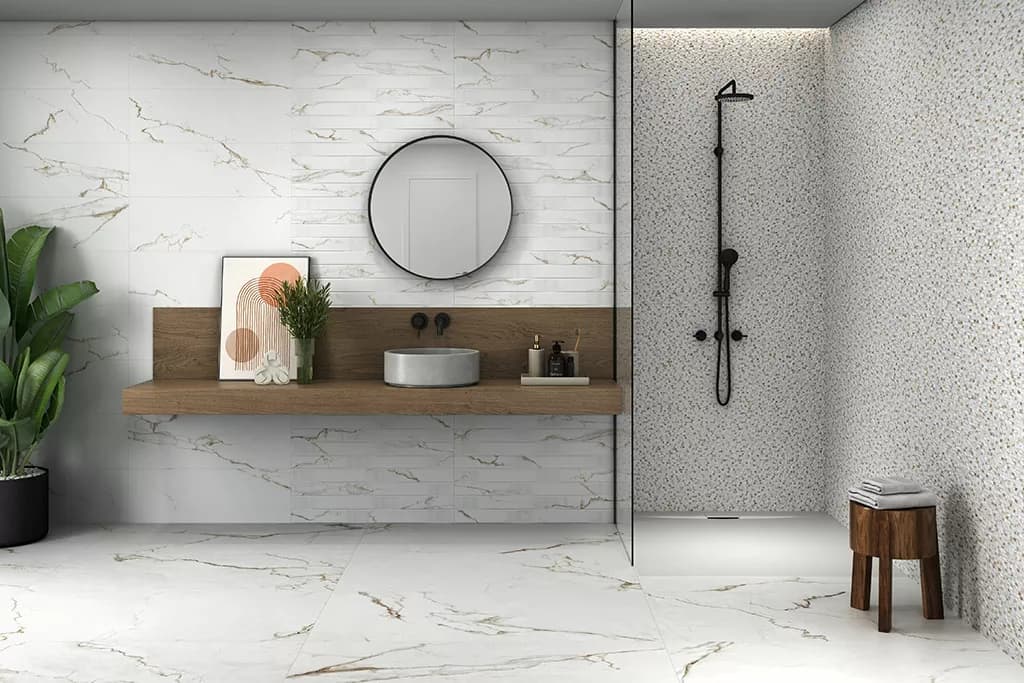 Плитка Mos Alba Mat Gold 25х75 — фото 3