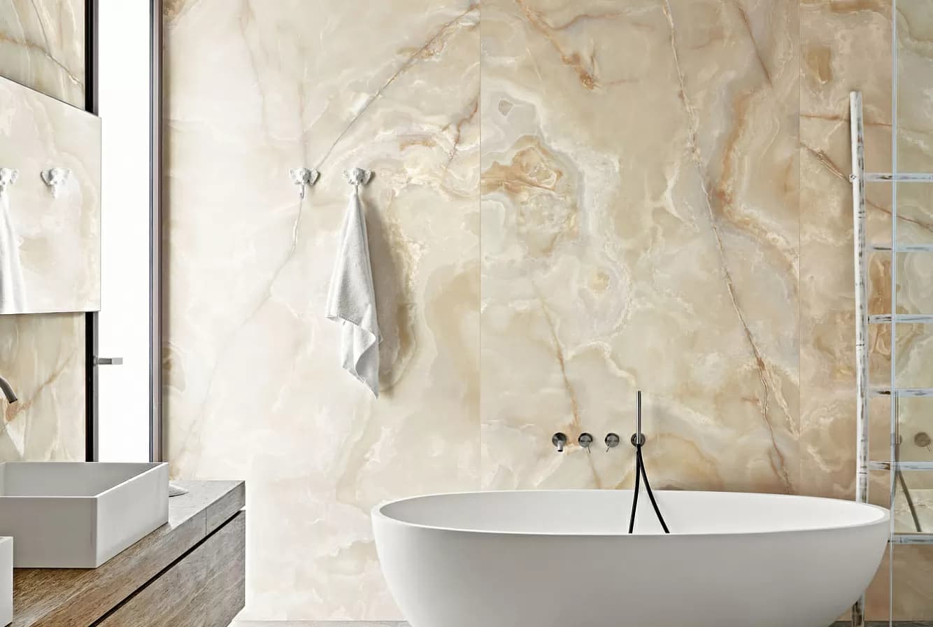 Керамогранит 765454 Onyx&More White Onyx Satin Rett 60x120 — фото 4