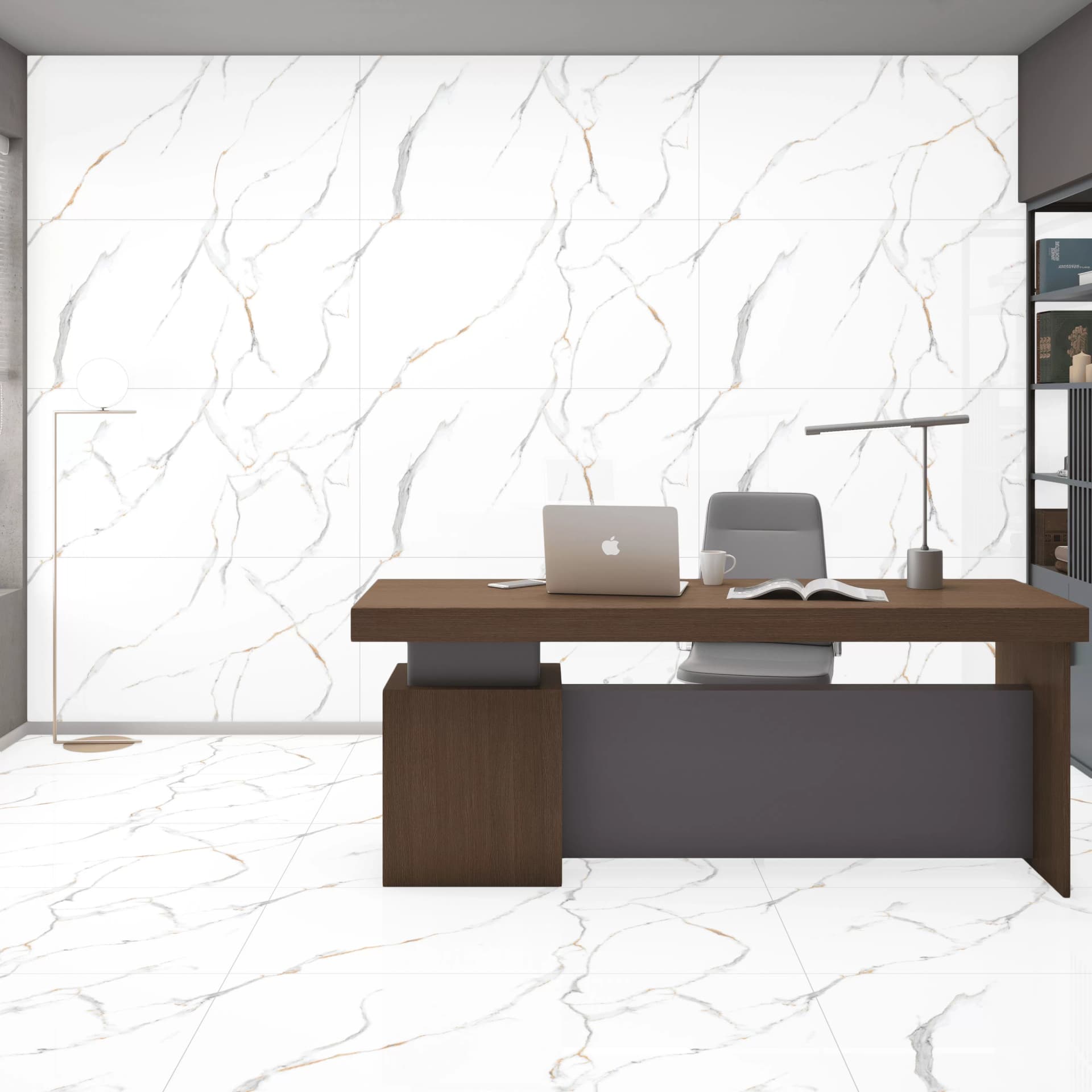 Керамогранит Storneto Statuario 17 Punch 60x120 — фото 9