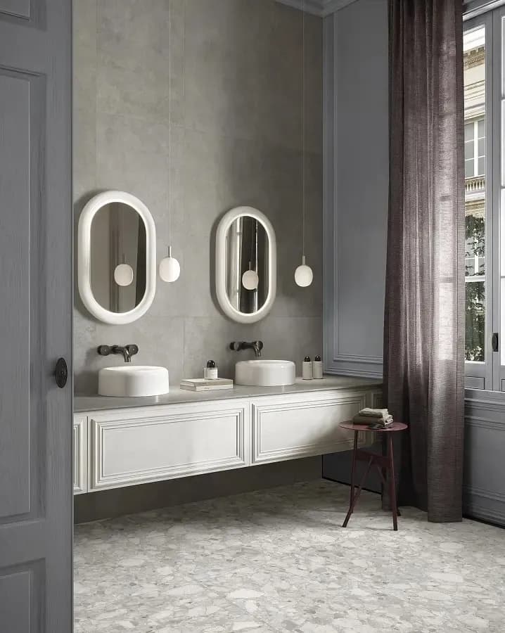 Керамогранит K948556R0001VTER CementBase Светло-серый Матовый R10A Ректификат 60x120 — фото 18