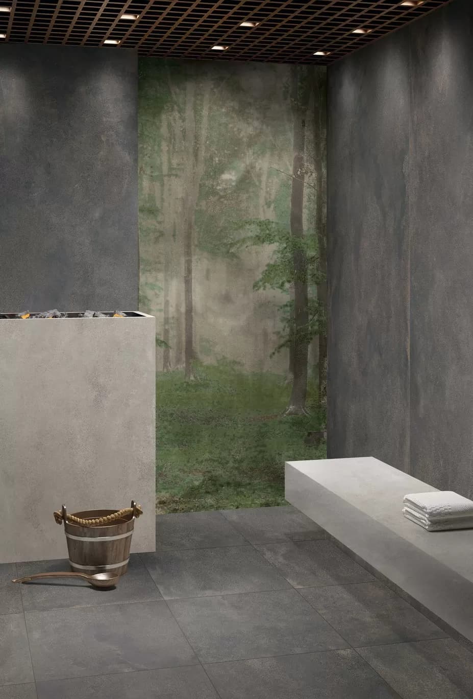 Керамогранит PF60005804 Blend Concrete Moon Ret 90x90 — фото 18