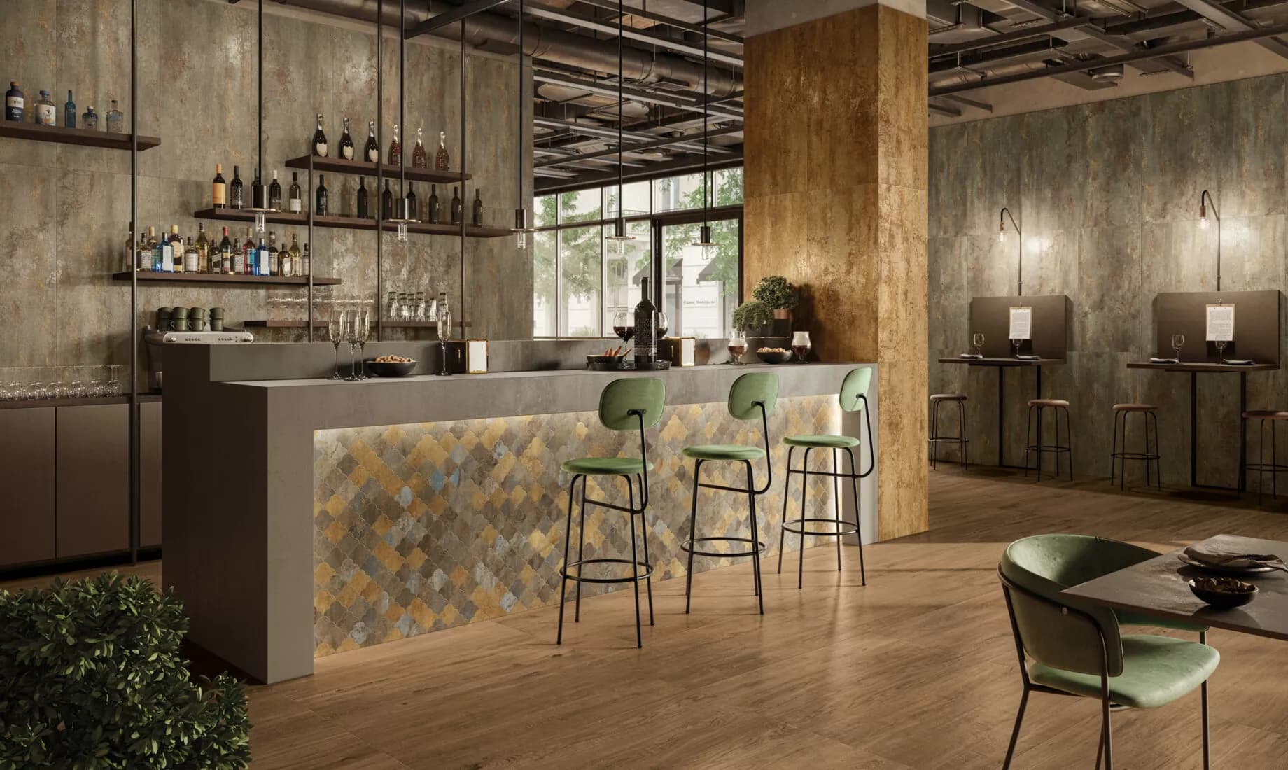 Керамогранит 133052 Bold Concert Beige Naturale Rettificato 60x120 — фото 16